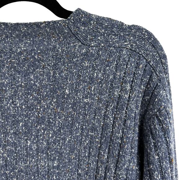 Tommy Hilfiger Jeans Women's Sweater M Crewneck Acrylic Cotton Wool Blend Ribbed - Picture 5 of 9